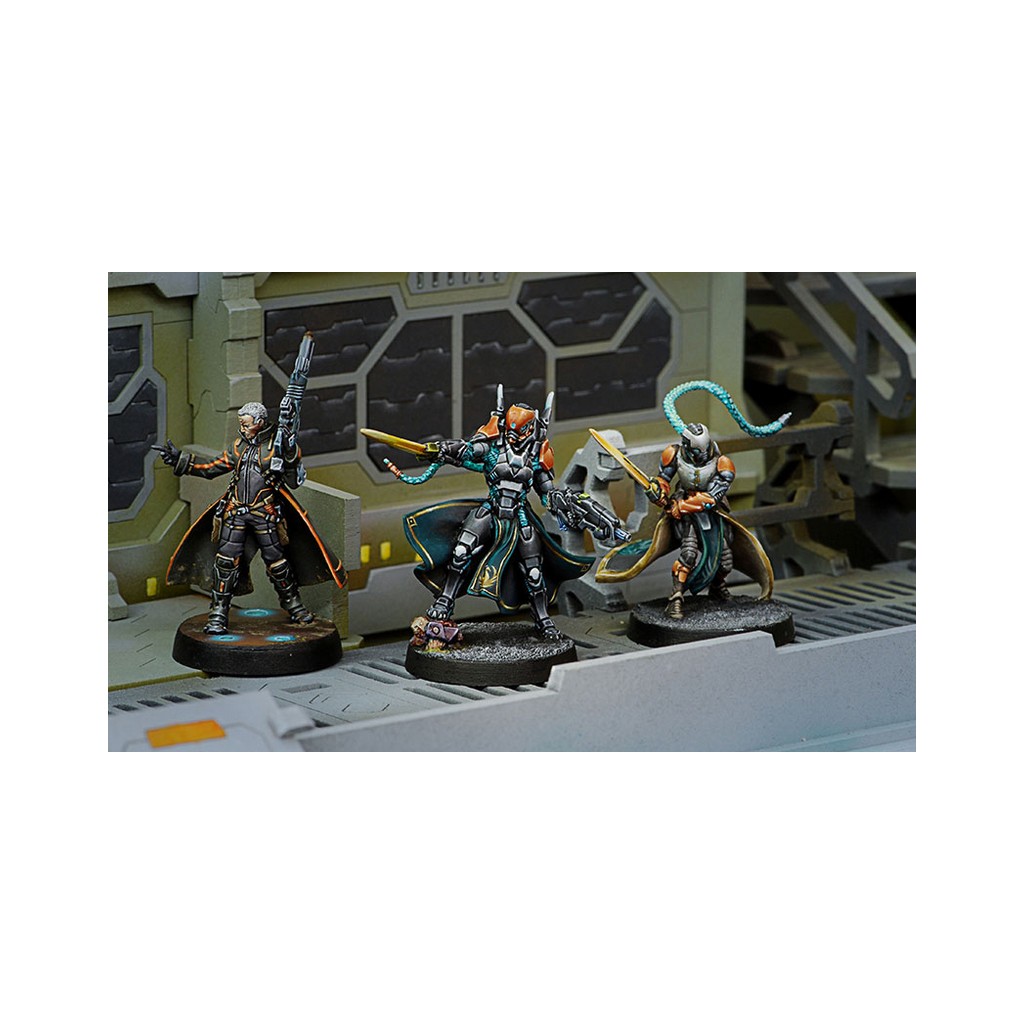 Infinity - Yu Jing - Imperial Agents, Crane Rank (MULTI Rifle, Monofilament CCW)