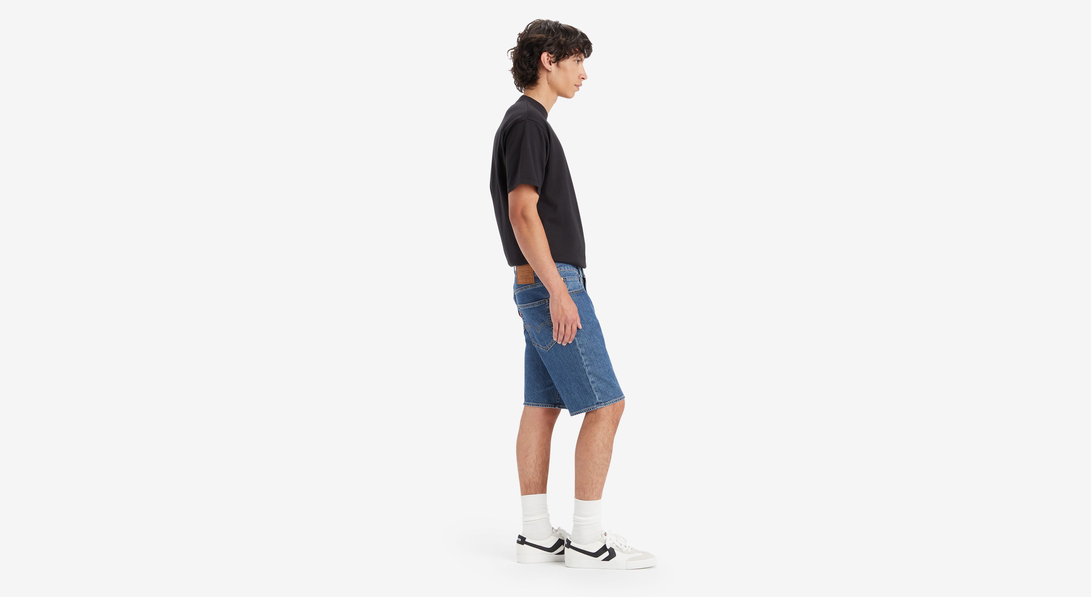 Levi's® short 405™ Standard Lightweight - Blue Core Cool Short - Bleu