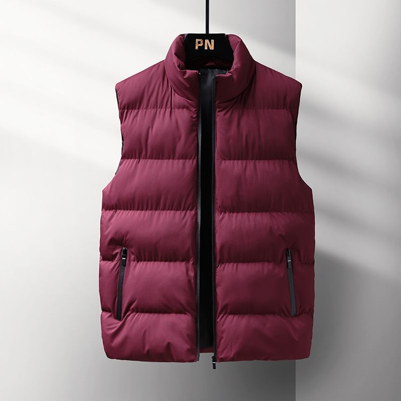 YIKES - Puffervest met opstaande kraag en rits