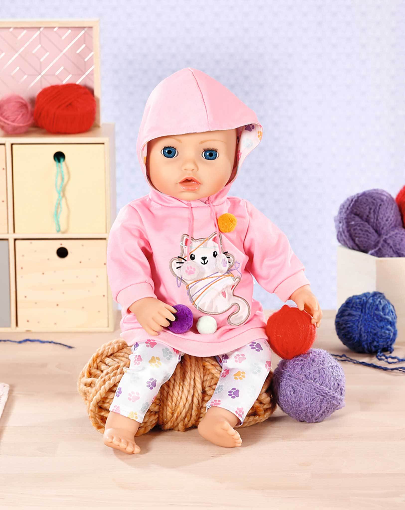 Dolly Moda Bekleidungsset KÄTZCHEN (43cm)