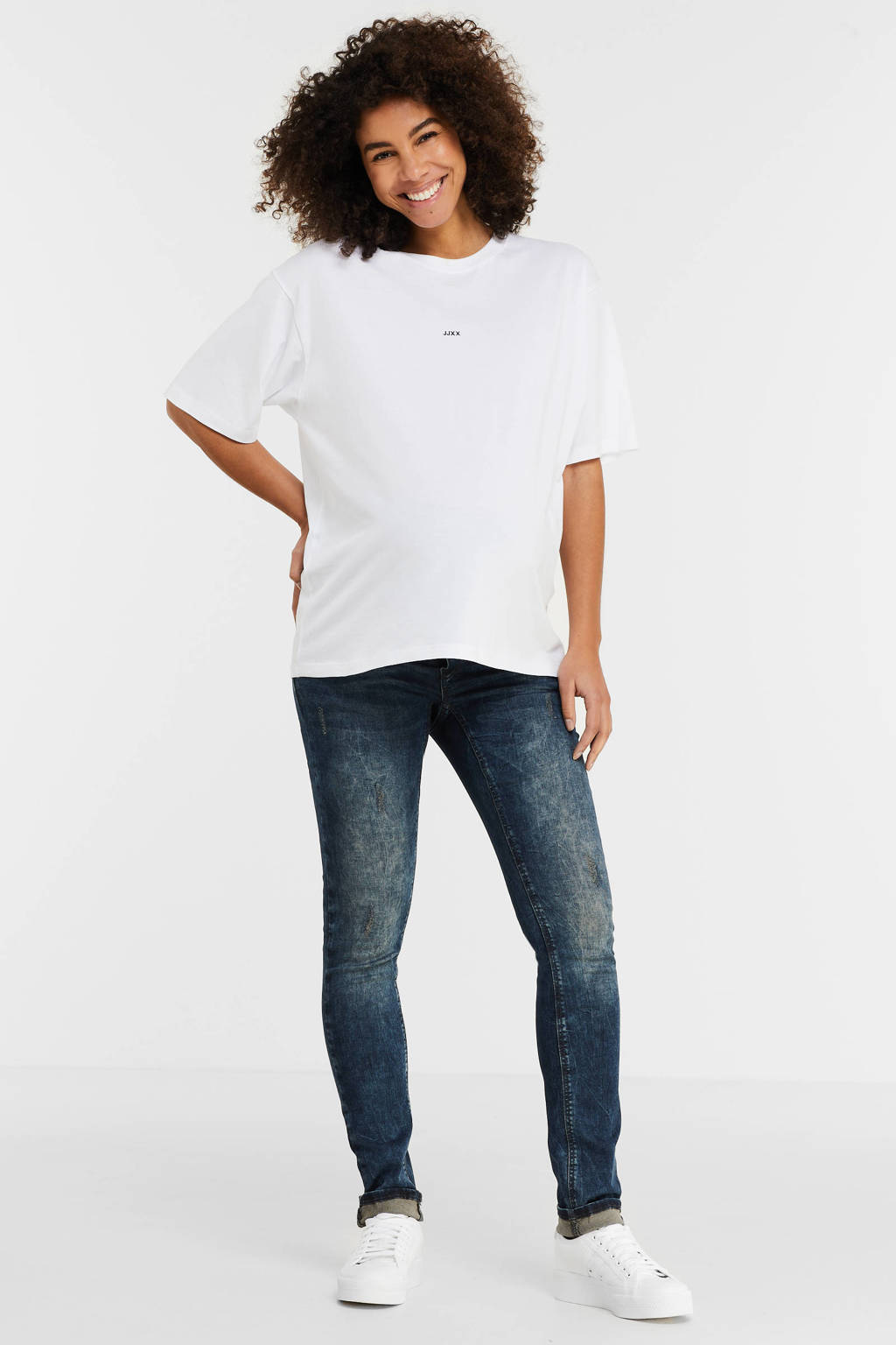 ESPRIT Maternity slim fit zwangerschapsjeans dark denim