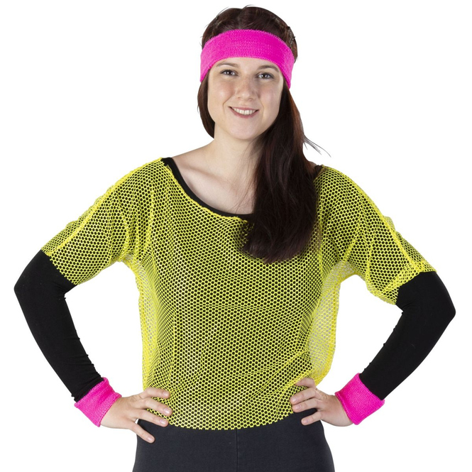Schweißband-Set - 2-teilig - für Erwachsene - pink