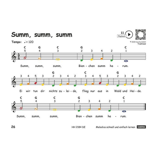 Cascha Verlag Melodica schnell und einfach