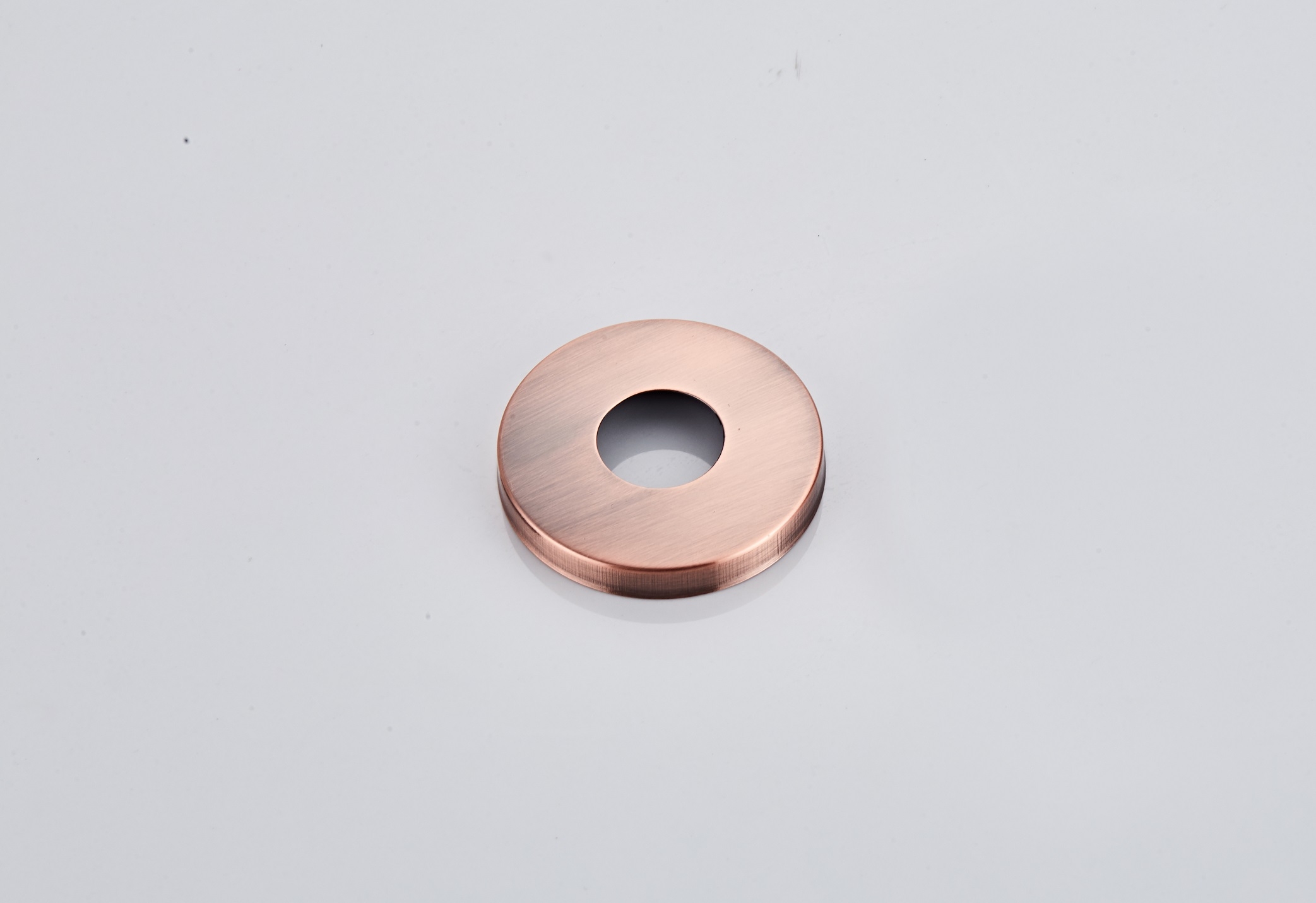 Saniclear Copper wand aansluitbocht geborsteld koper