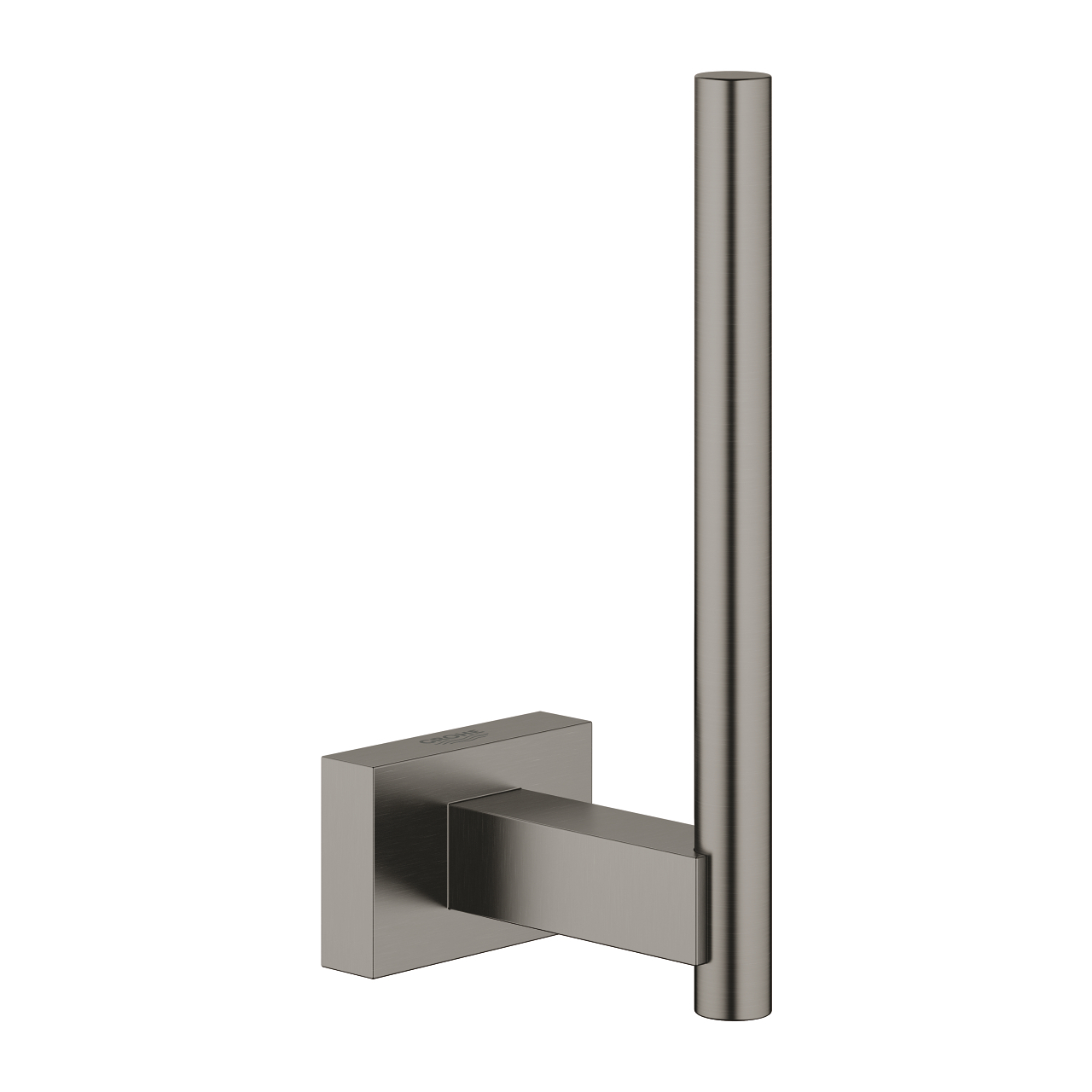 Grohe Essentials Cube reserve toiletrolhouder brushed hard graphite