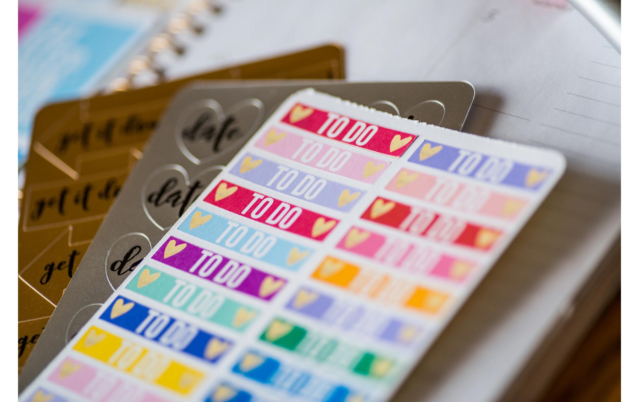 Stickerpapier Designpapier MehrfarbigKreieren Sie Ihre eigenen Sticker