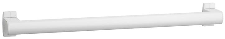 Barre d'appui droite en aluminium blanc epoxy Godonnier 43,7 cm