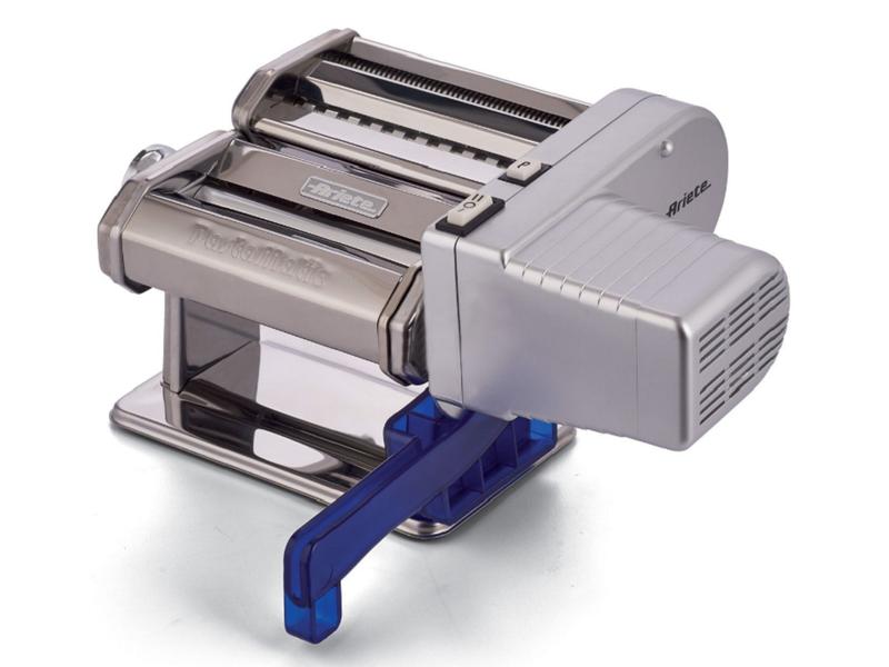 Ariete Pastamaschine PastaMatic Silber Motor- oder handbetriebener Nudelroller