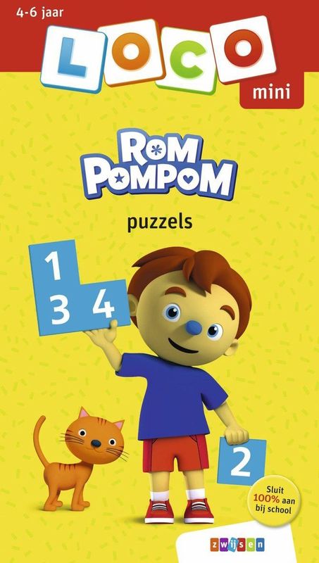 Loco Mini - Rompompom Puzzels - Oefenboekje - Educatief