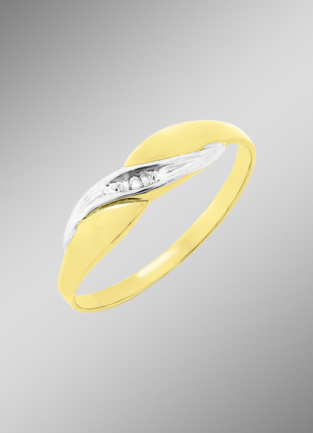 Damenring in Bicolor