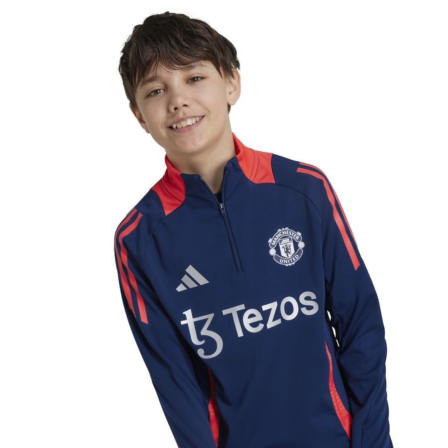 Manchester United Maillot d'Entraînement Tiro 24 - Bleu/Rouge Enfant