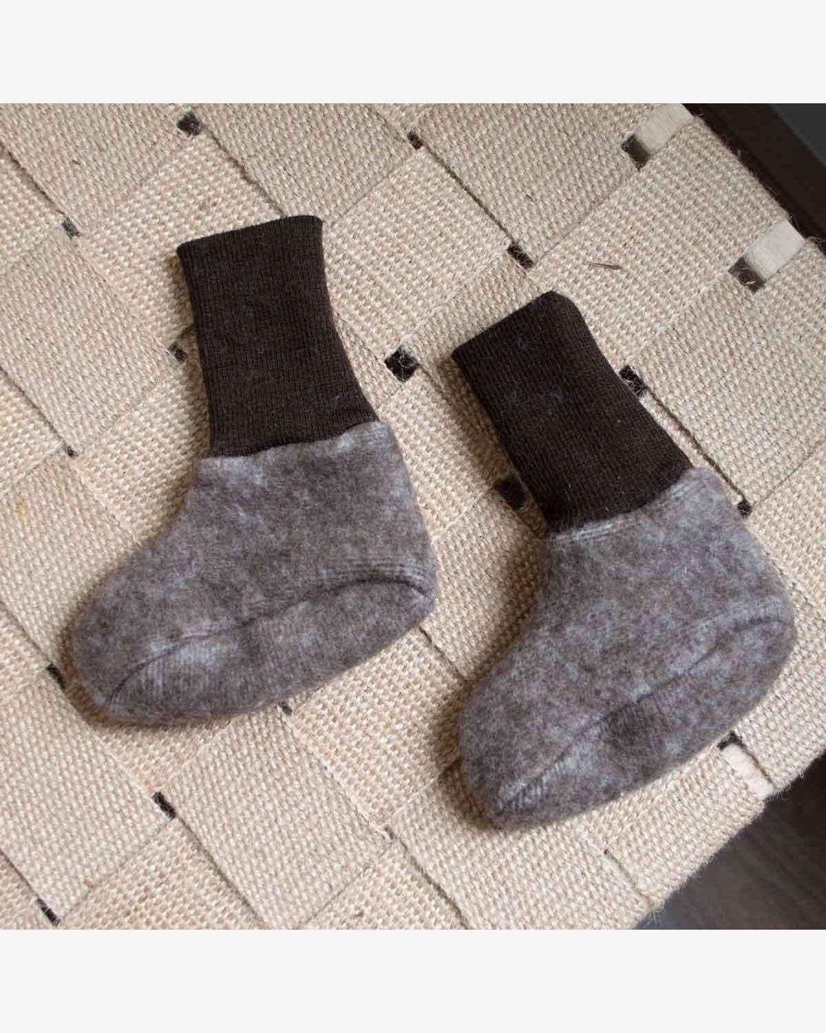 Babysokker i ullfleece