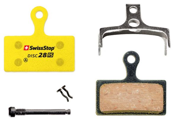 Paire de Plaquettes Organiques SwissStop Disc 28 RS pour Freins Shimano / FSA / Rever