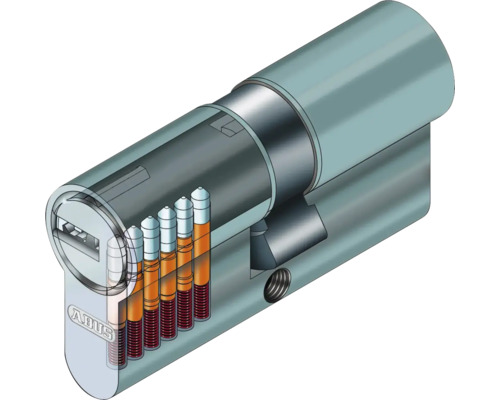 Knopcilinder KD6XNP Abus 30/K35 mm gelijksluitend