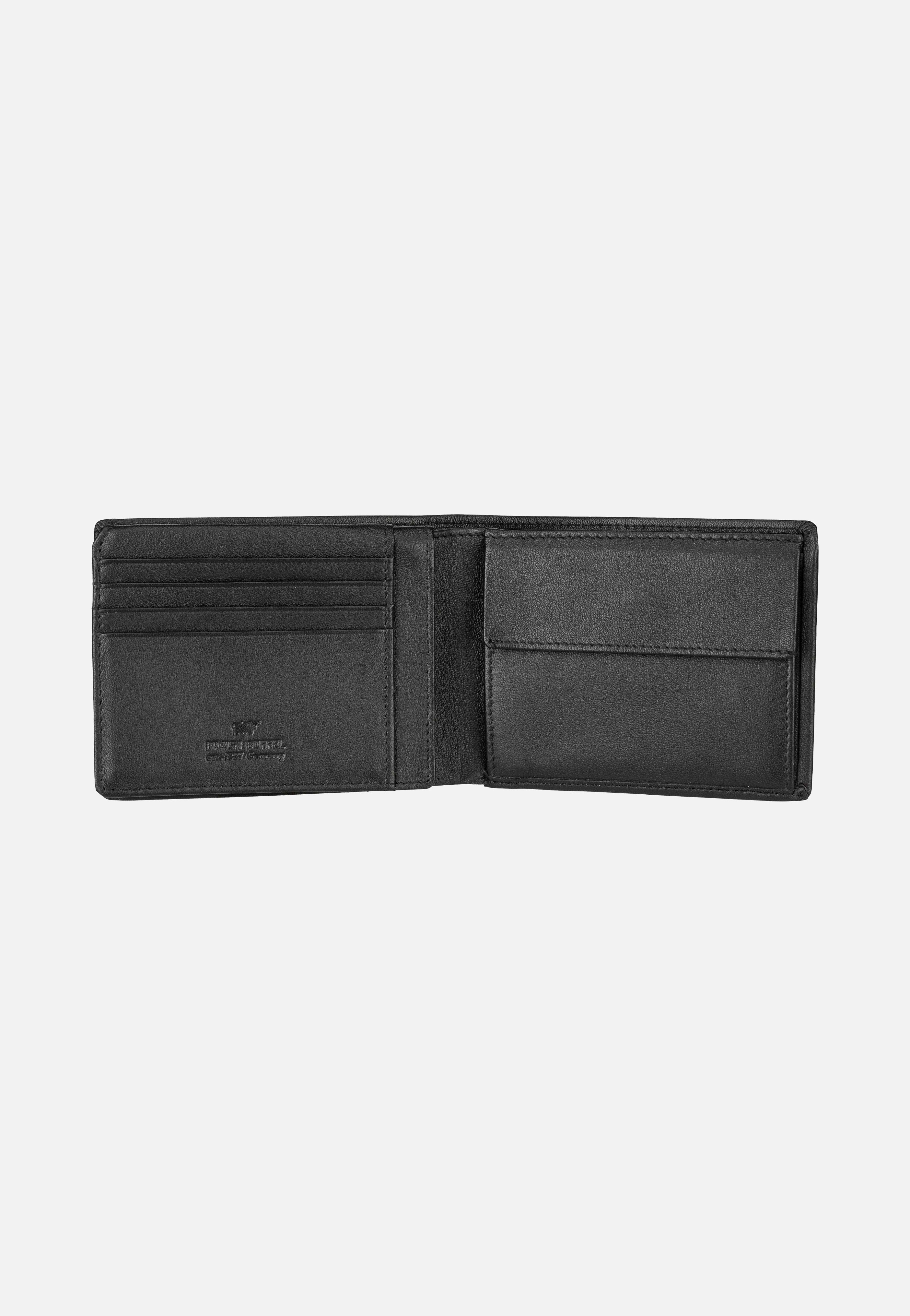 Hannes Coin Wallet 8Cs Schwarz - Portemonnaie