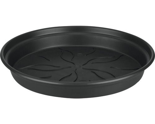 elho Green Basics kunststof onderzetter, Ø 45 cm, H 6 cm, antraciet
