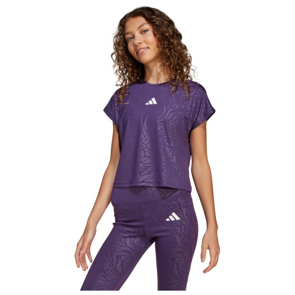 adidas - Kid's All Sports Animal Print Crop T-Shirt - T-shirt