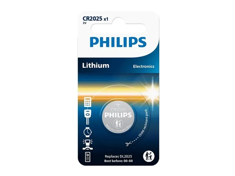 Philips CR2025 - Batteri CR2025 - Li - 148 mAh
