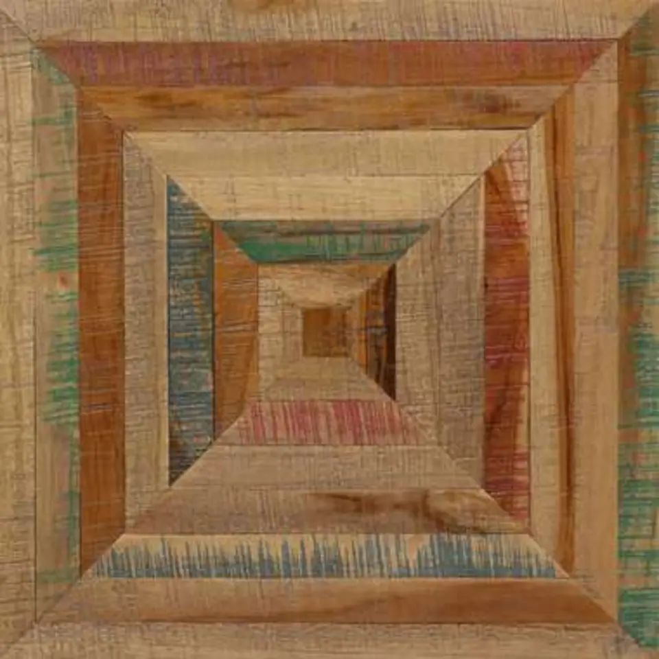 vidaXL - Bijzettafel - Multikleur - Hout