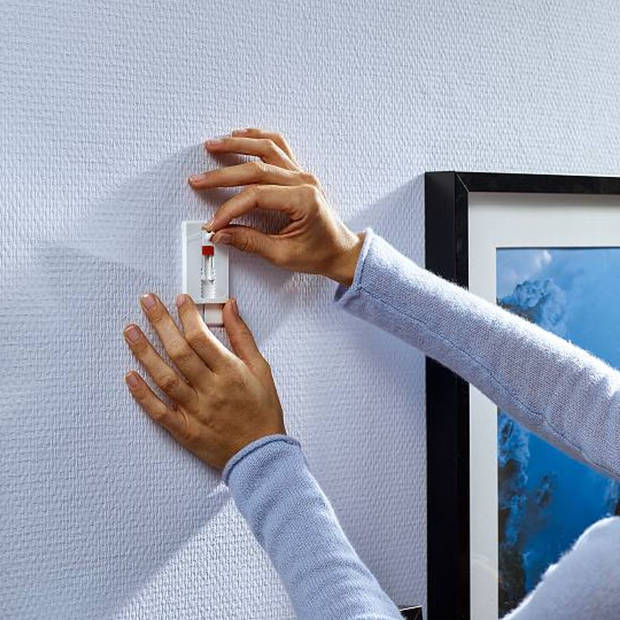 Tesa klevende spijker voor oneffen en gevoelige ondergronden, verstelbaar, draagvermogen 2 kg