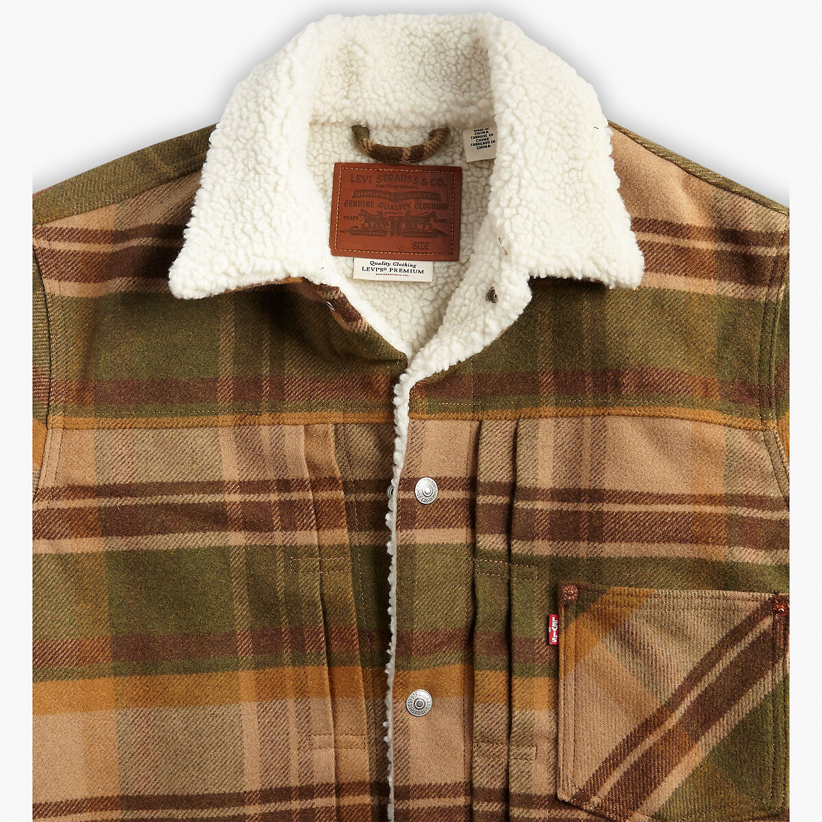 Jaqueta Levi's Trucker, forrada com Sherpa.