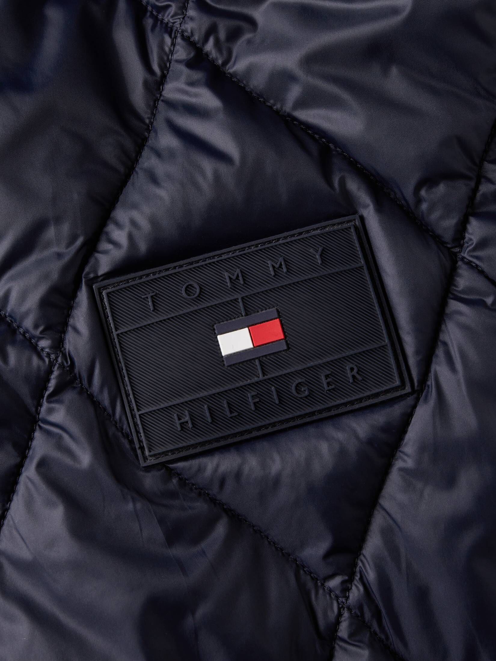 Tommy Hilfiger| Herren Kapuzenjacke MIX QUILT RECYCLED HOODED JACKET