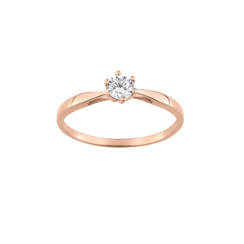 Bague Femme - Oxyde de zirconium - Or 18 Carats