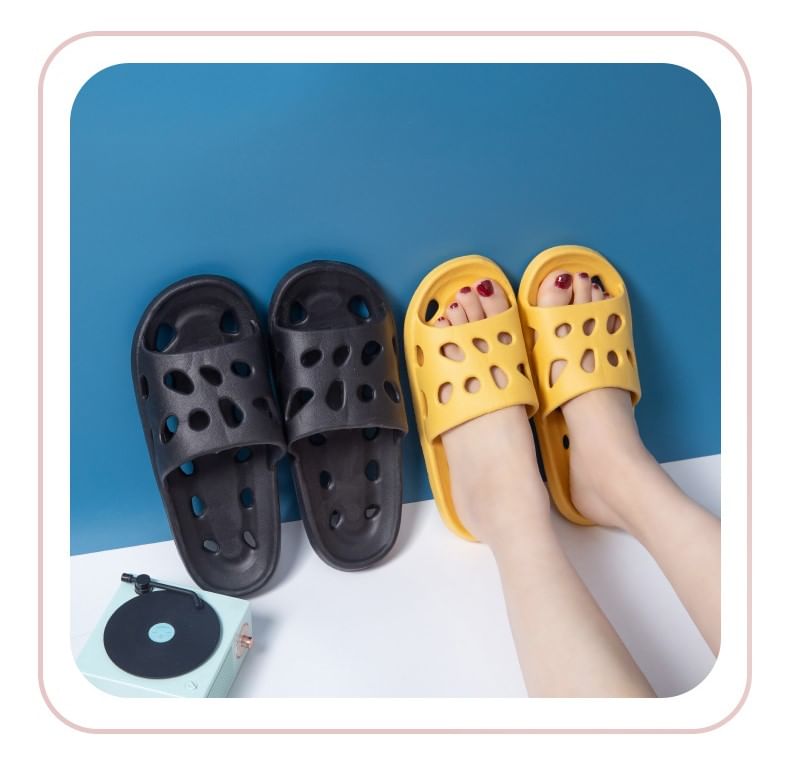 MyHome - Effen geperforeerde pantoffels