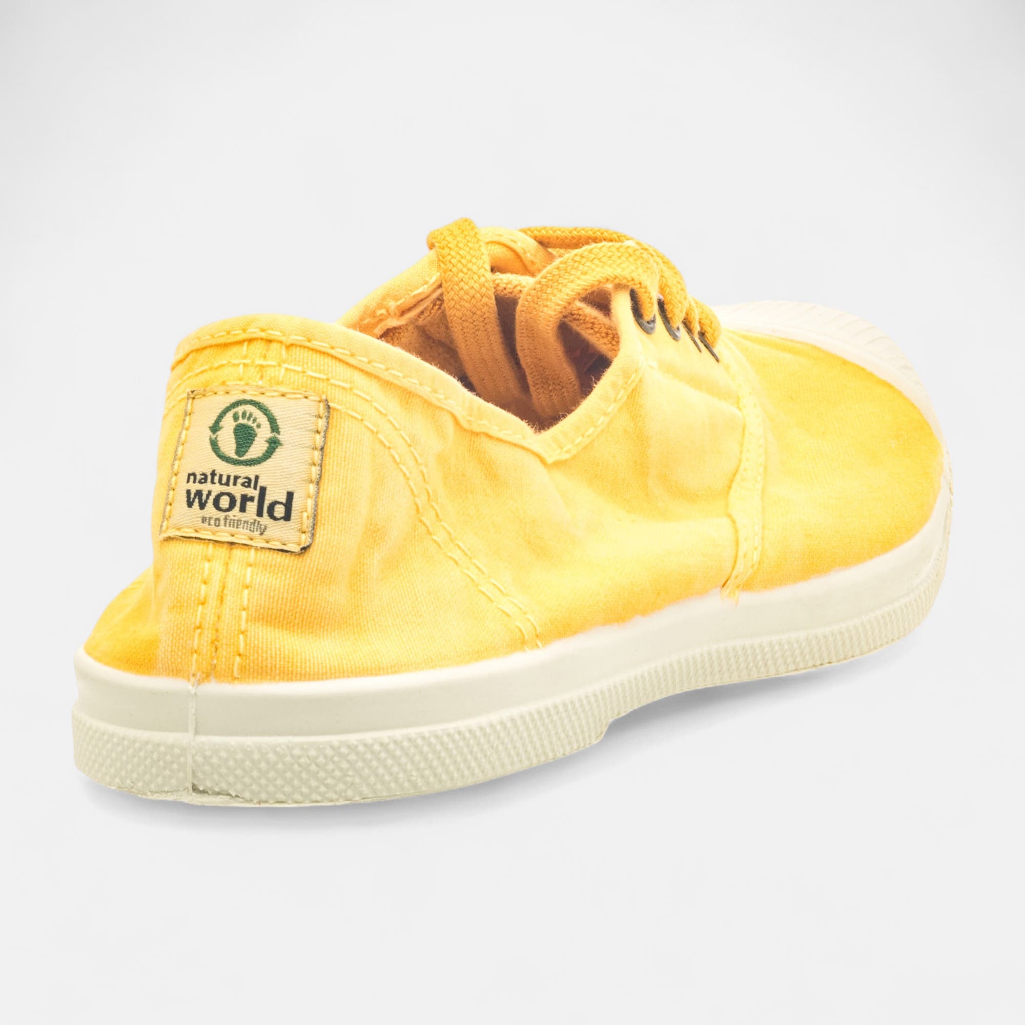 Baskets en toile Femme jaune