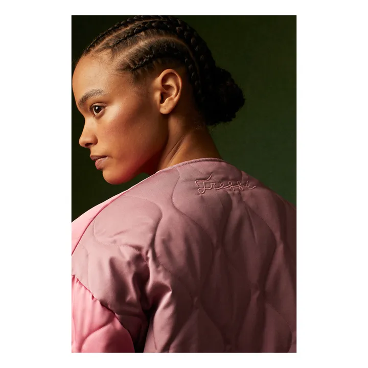 Tressé Veste Réversible Dely | Rose