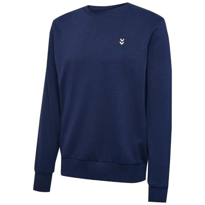 Hummel Herre Trøjer Pulse Sweat Crewneck Blå