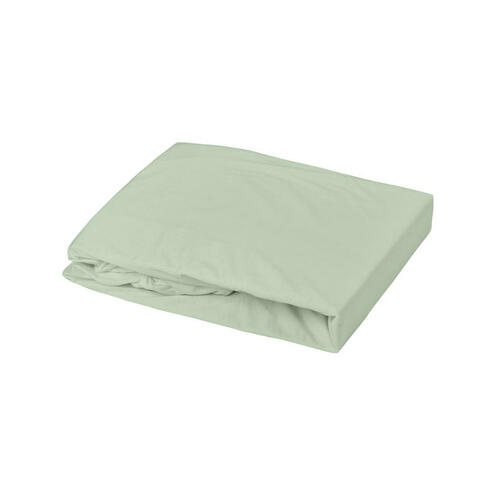 Drap Housse Jersey 60x120 cm Vert De Gris - FEE MOI DORMIR