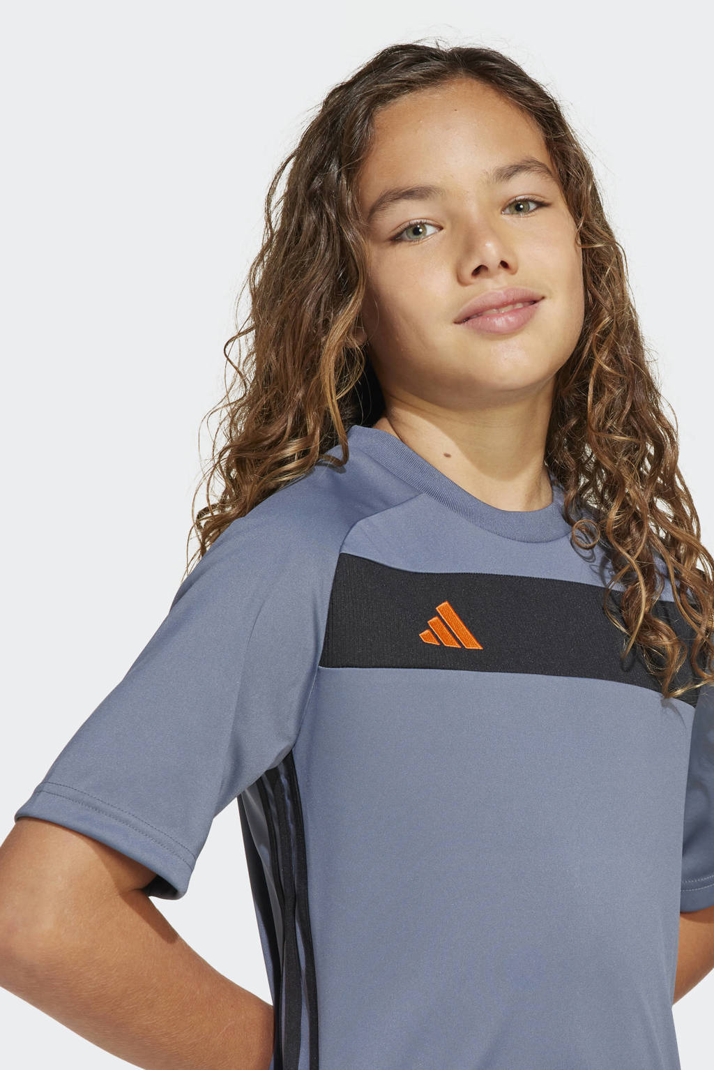 adidas voetbalshirt Tiro 25 Essentials antraciet/oranje