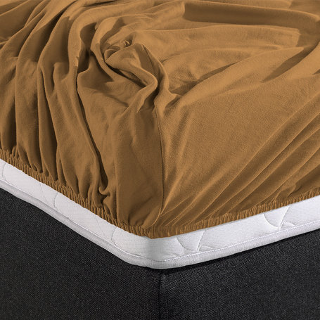 HC Dubbel Jersey Hoeslaken - Taupe