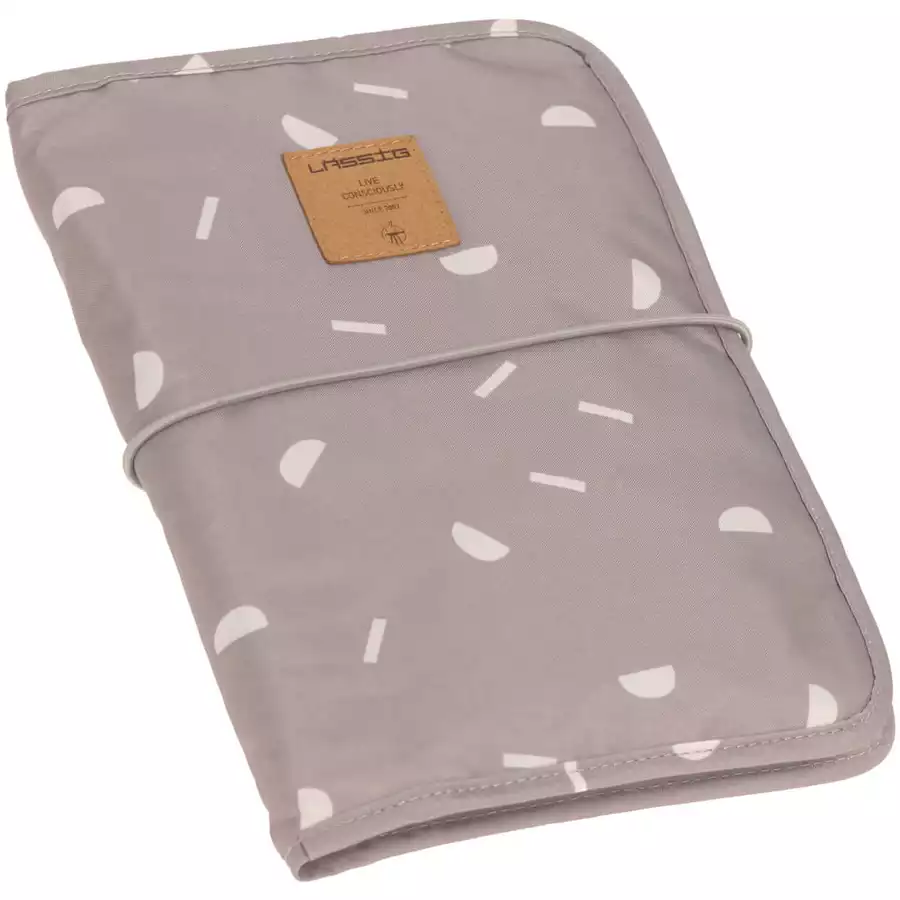 LÄSSIG Windeltasche Casual Changing Pouch Blocks taupe
