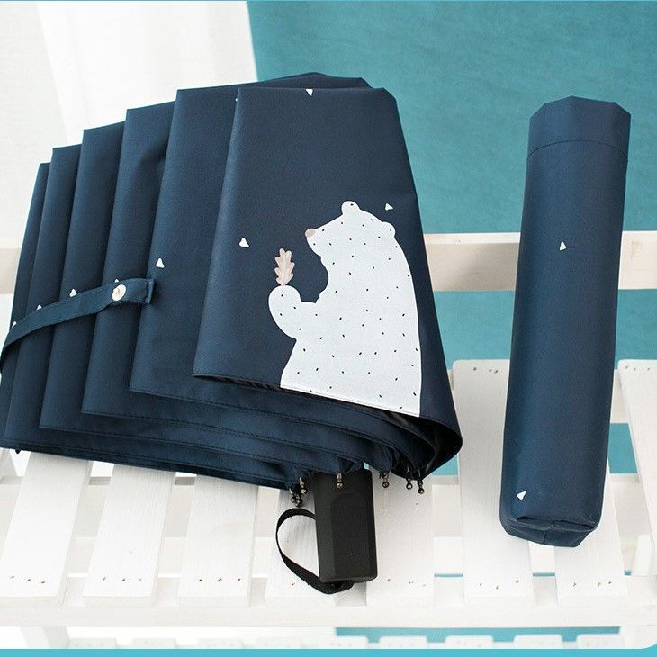 Fenmo - Compacte paraplu met berenprint
