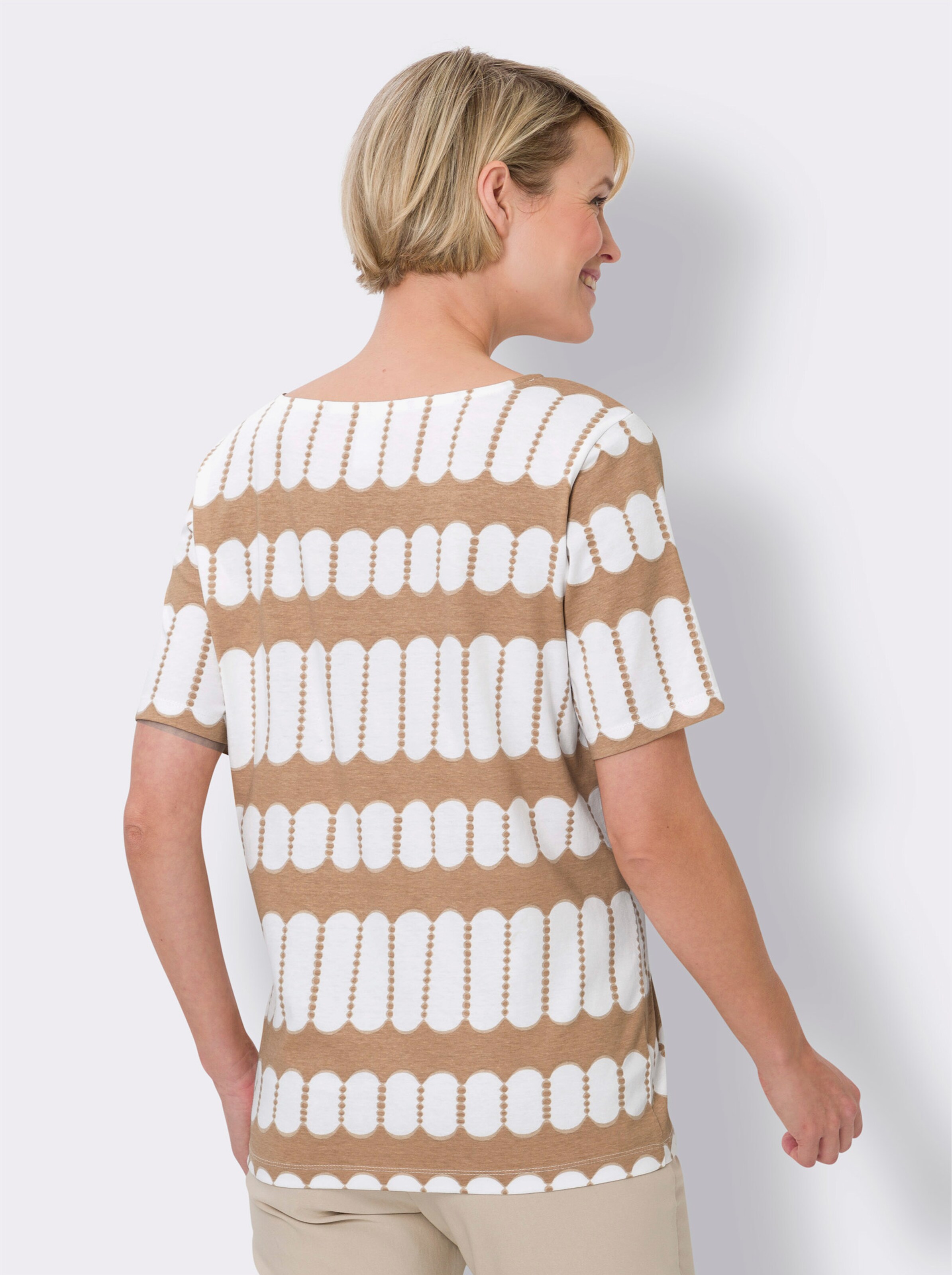 Kurzarmshirt aus reiner Baumwolle