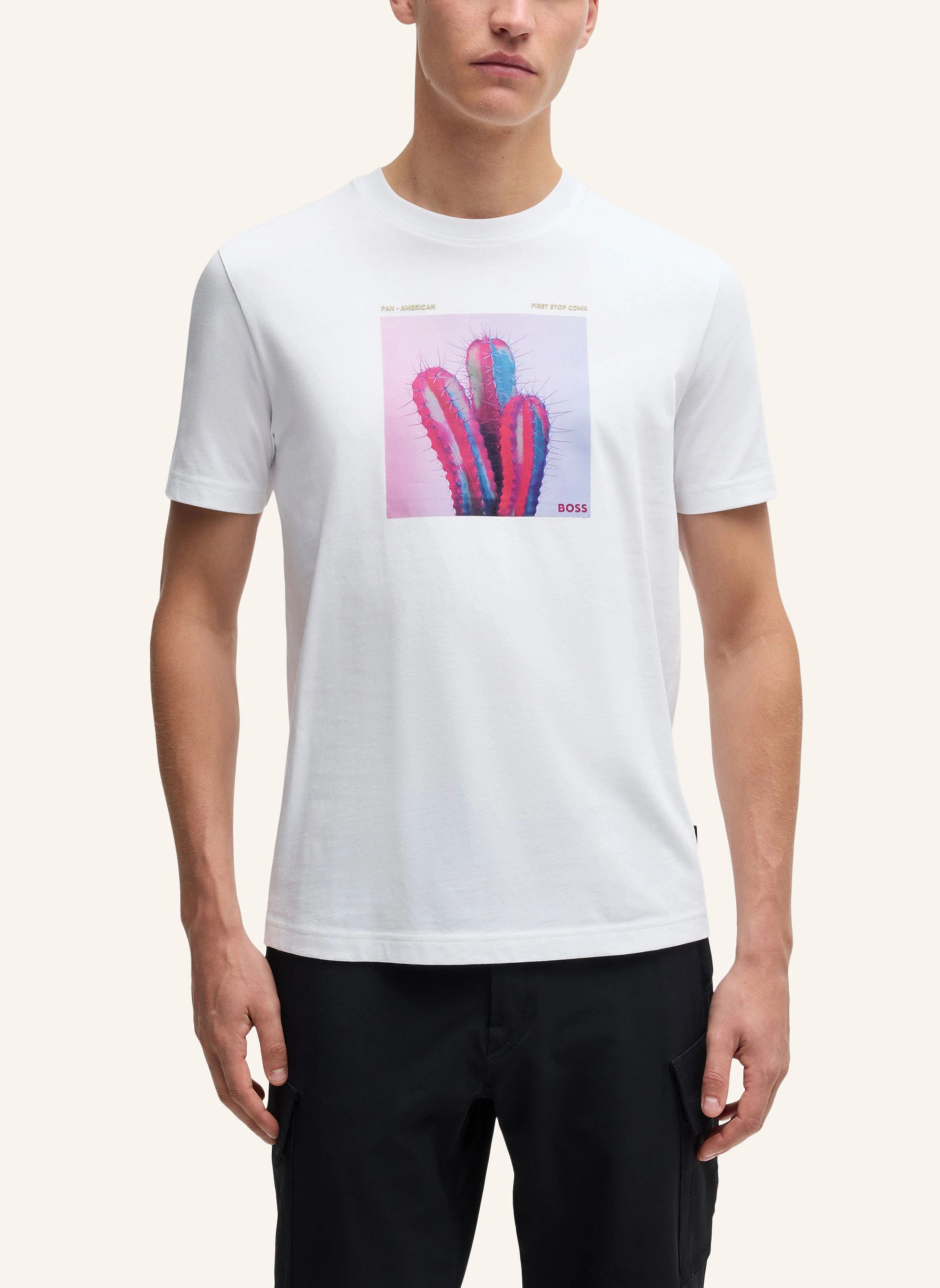 BOSS T-Shirt TE_MEXTOUR Regular Fit