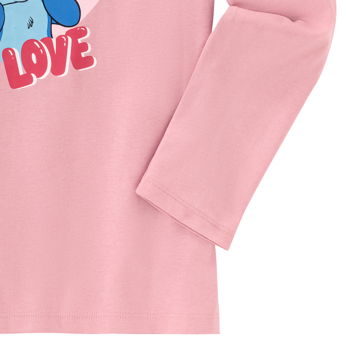 Topolino Disney Stitch Langarmshirt mi Print rosa