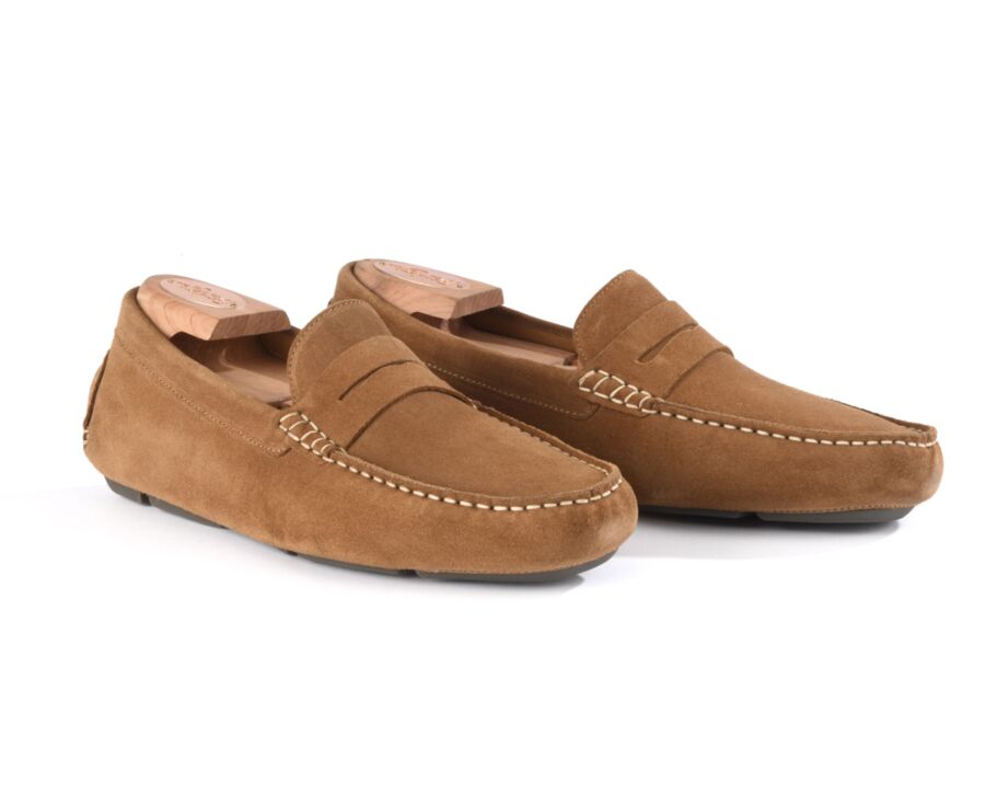 Mocassin homme été Velours Chamois - SEACREST