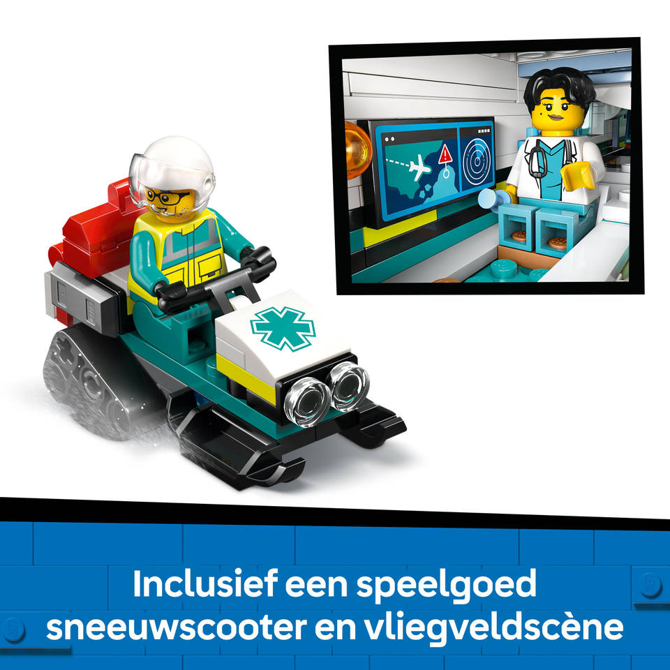 LEGO City ambulancevliegtuig 60465