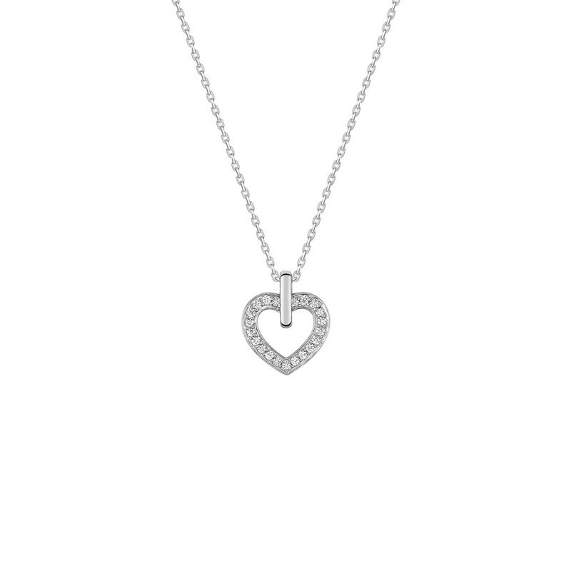 Collier Femme - Oxyde de zirconium - Or 18 Carats - Longueur : 42 cm