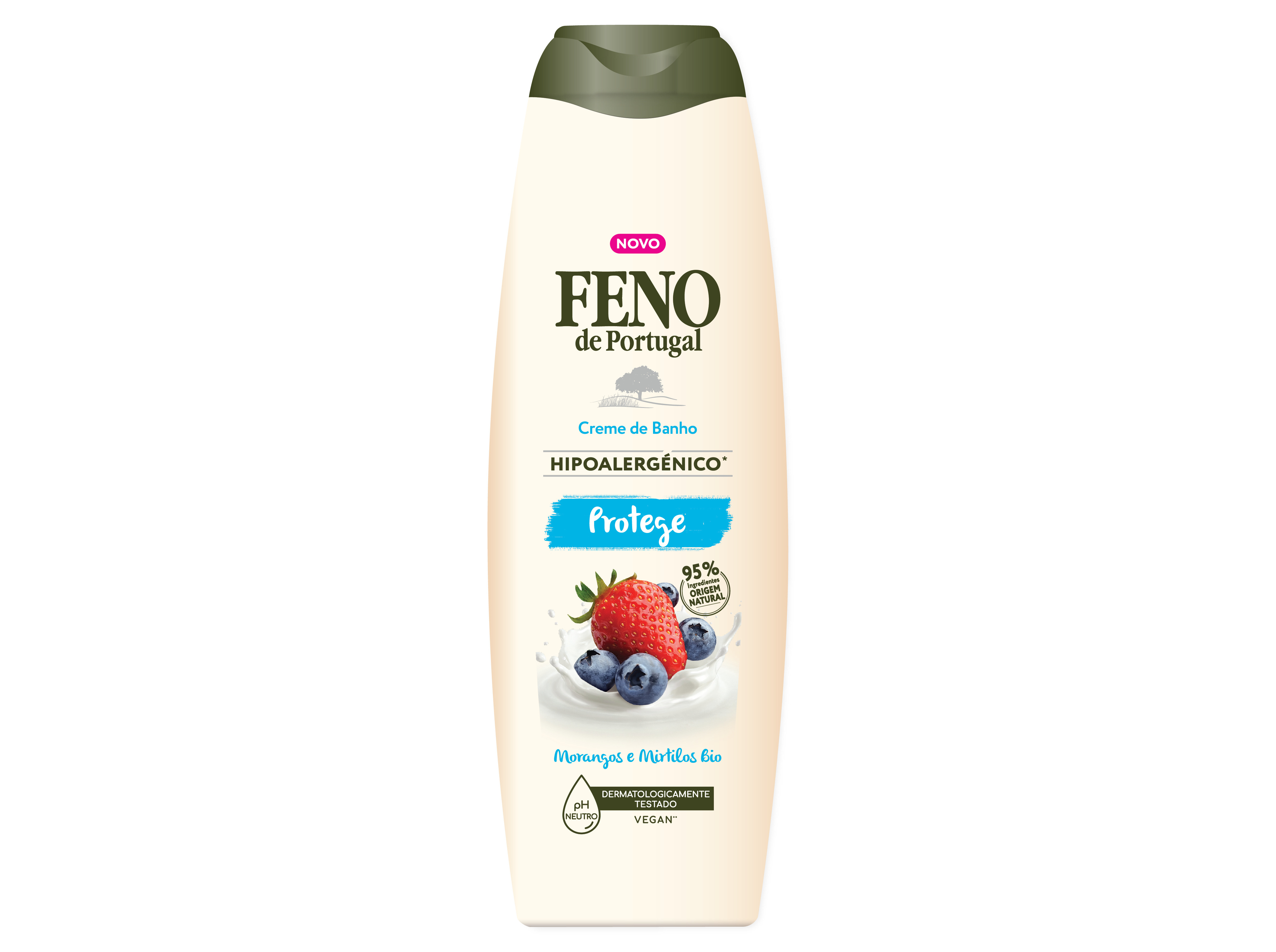 GEL BANHO FENO PORTUGAL MORANGO E MIRTILO 650ML