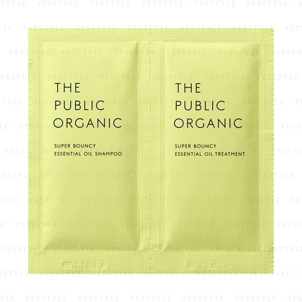 THE PUBLIC ORGANIC - Essentiële olie shampoo & behandeling proefset