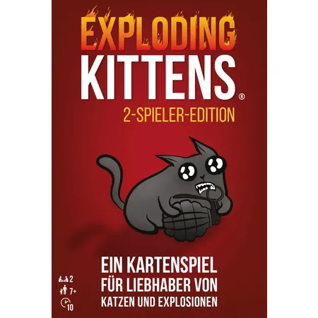Asmodee Exploding Kittens 2-Spieler-Edition