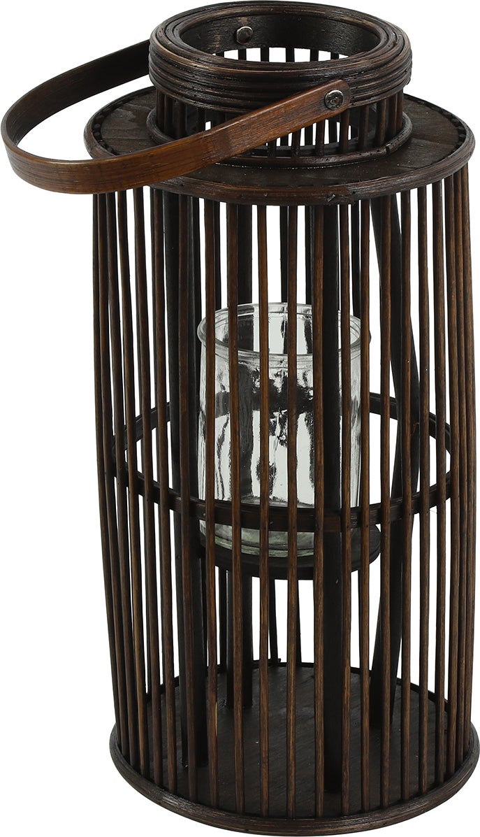 Countryfield windlicht Cabot bruin D 16 H 35 cm