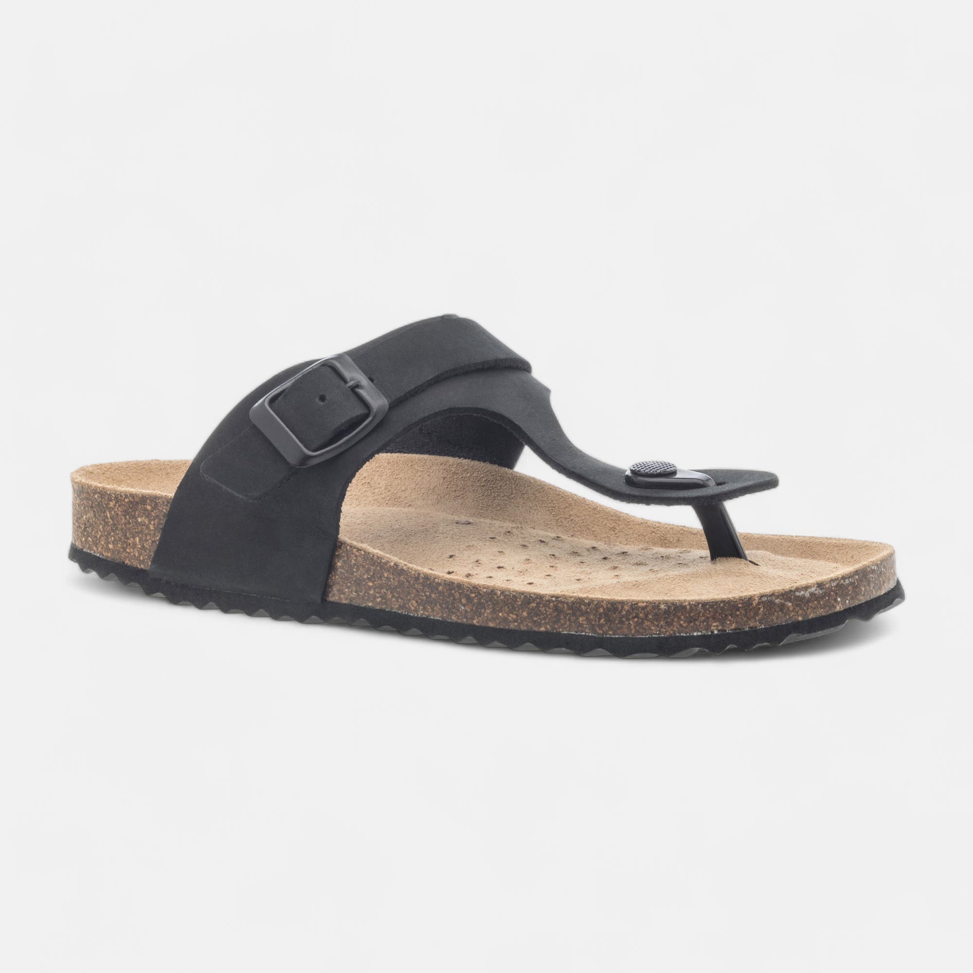 Mules semelle liège Femme noir