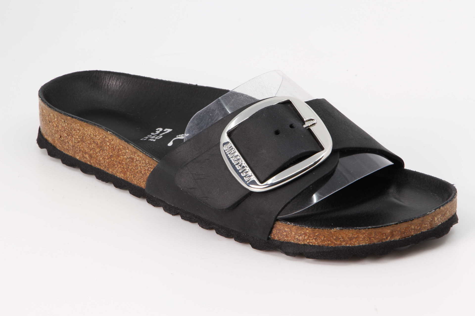 Birkenstock Madrid Big Buckle schmal schwarz