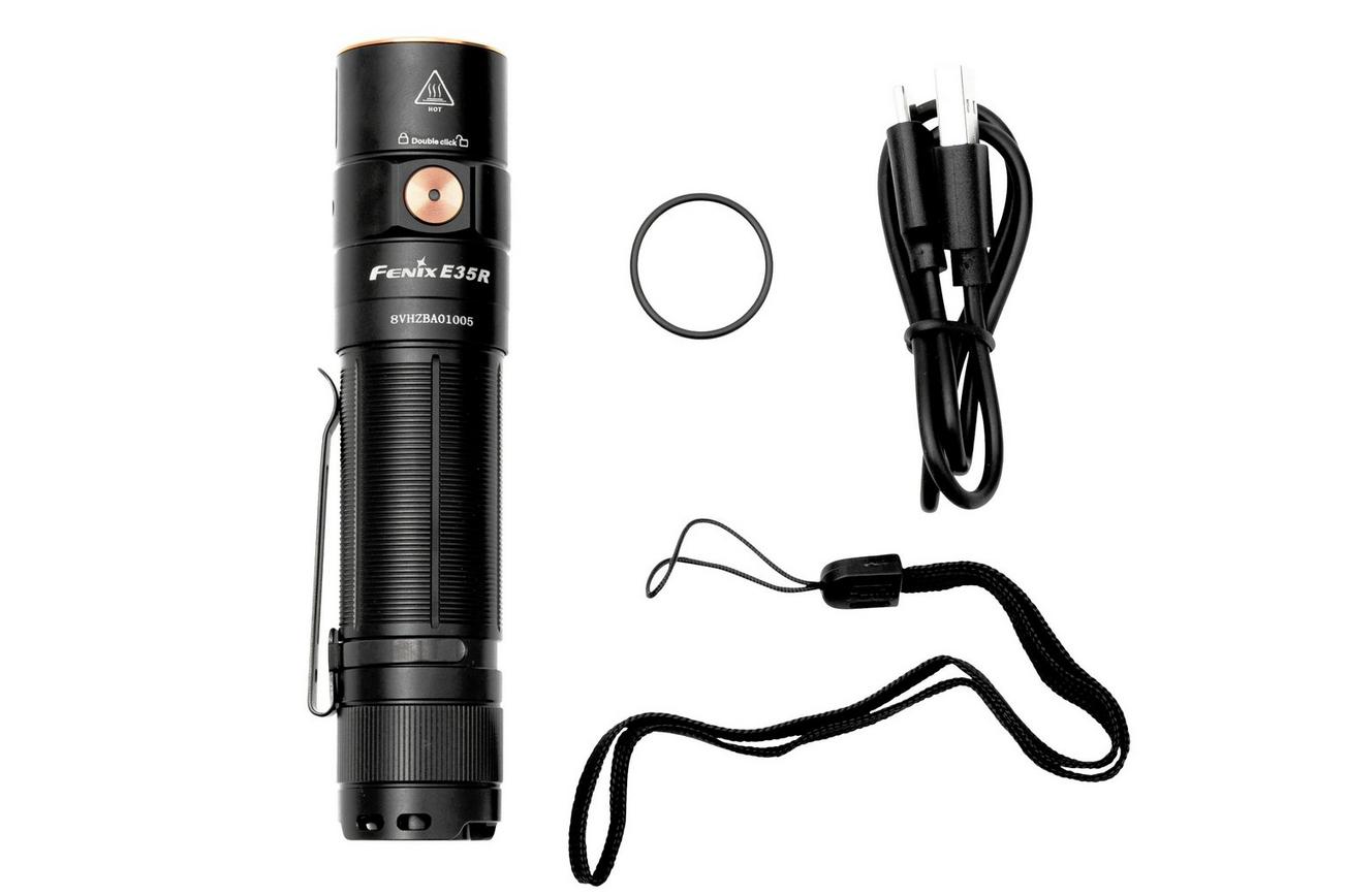 Fenix E35R EDC zaklamp met GRATIS Fenix E01 V2.0 sleutelhangerzaklamp