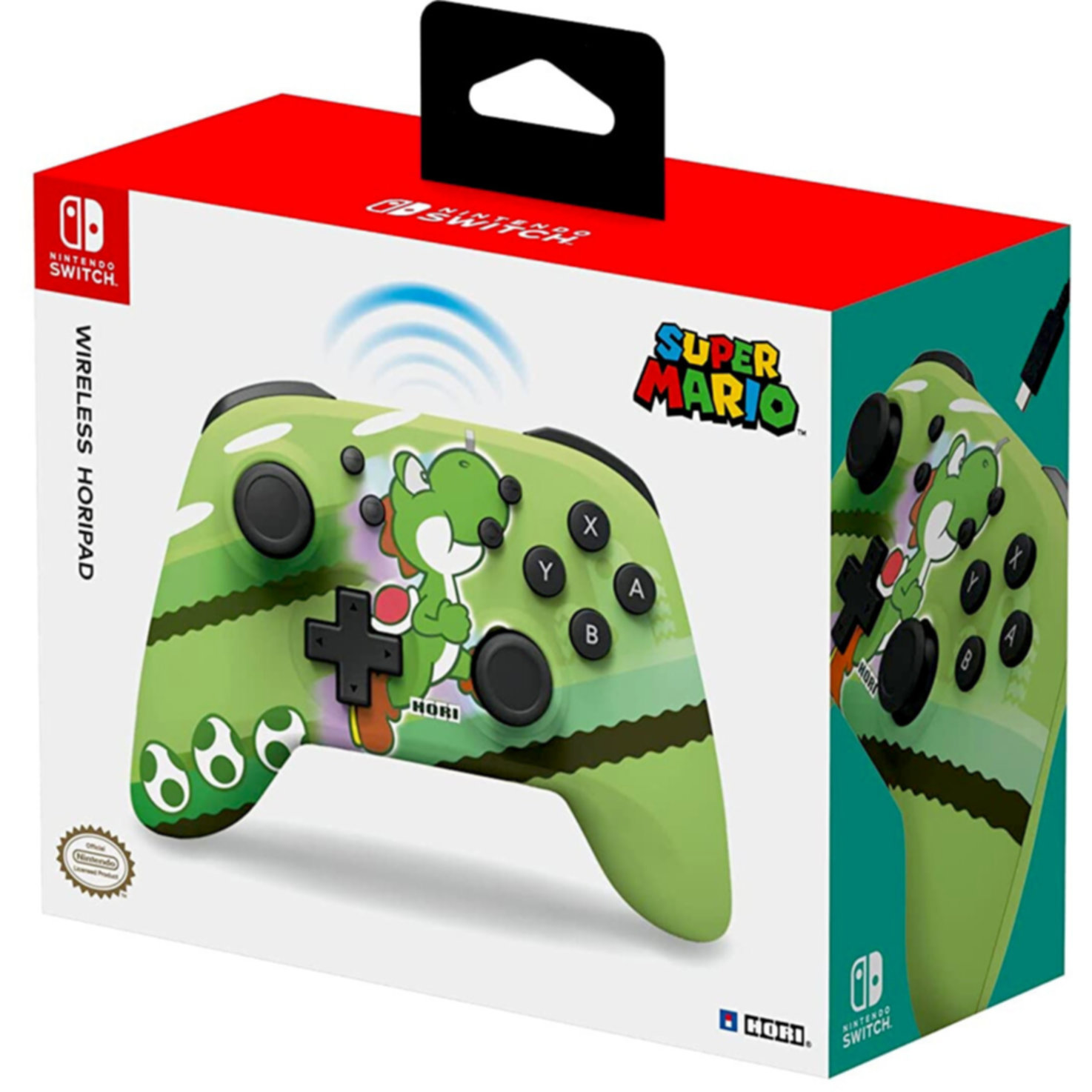 HORI Wireless Horipad Controller Yoshi Gamepad (Grün)